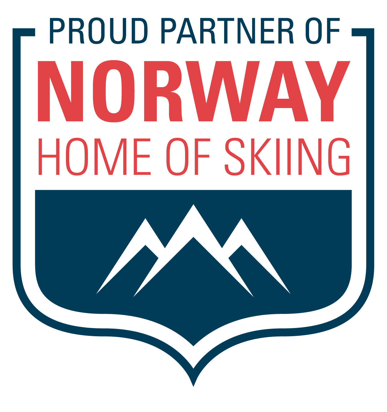 Logo norway home of skiing